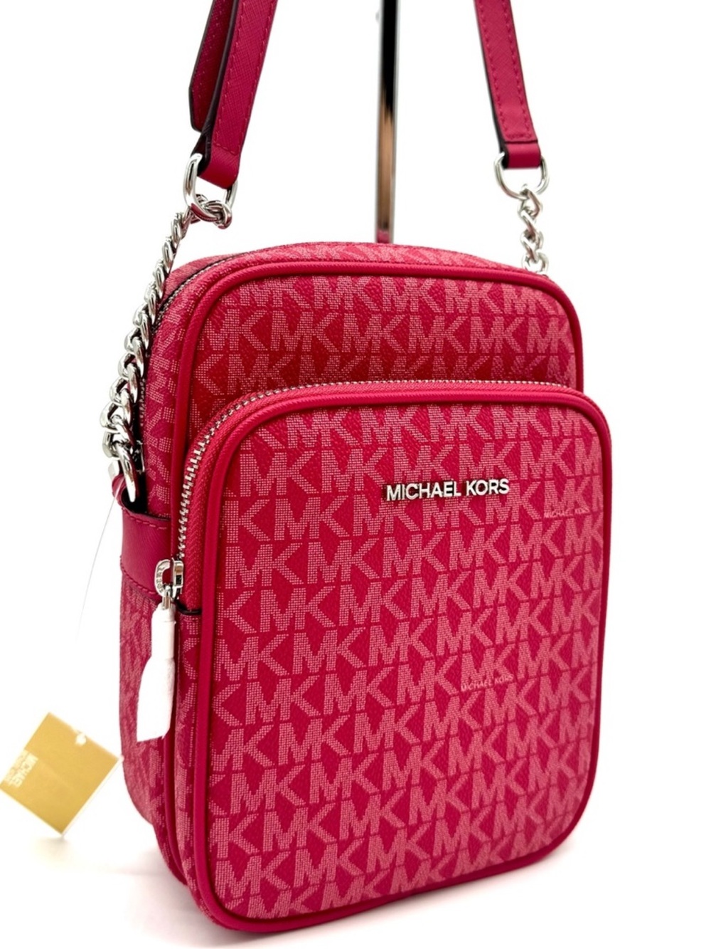 Michael Kors Medium NS Chain Xbody Bag Dark Raspberry
